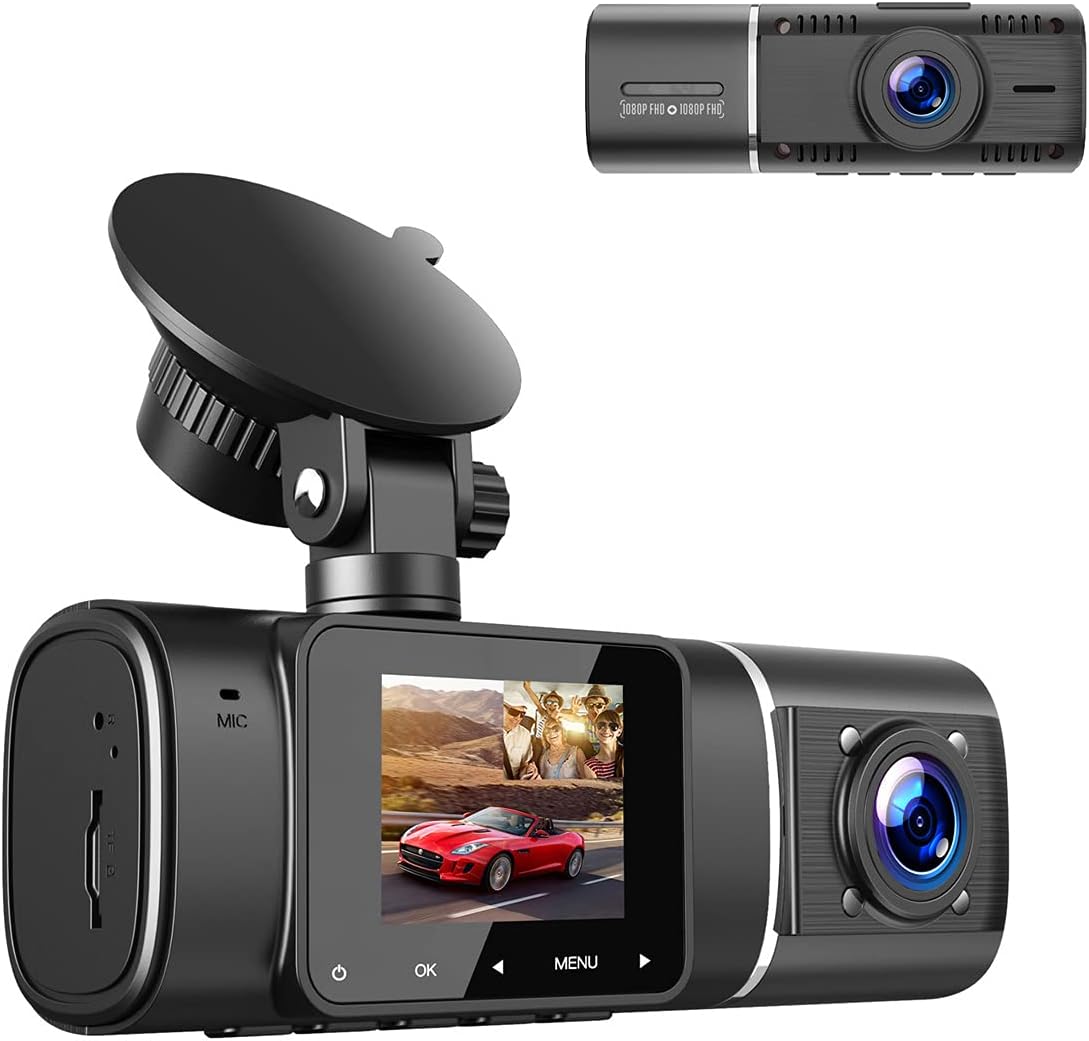 Fleet Dash Cameras Dual Facing with GPS For Driver Safety